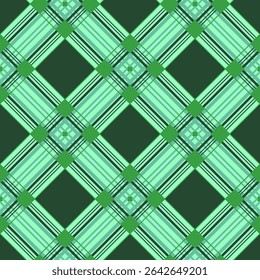 Vetor - padrão contínuo de estilo escocês de quadrados.