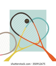 vector squash racket