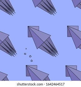 
Vector squid pattern: for printing on fabric, gift wrap, clothing