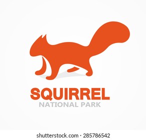  Vector squirrel logo or icon