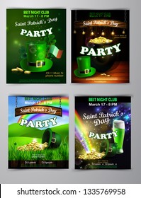 Vector St. Patrick s Day poster design template