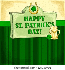 Vector st. Patrick's Day background