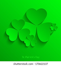 Vector St. Patrick's Day background. Eps 10