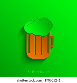 Vector St. Patrick's Day background. Eps 10