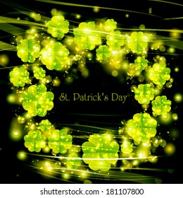 Vector St Patrick's day background.