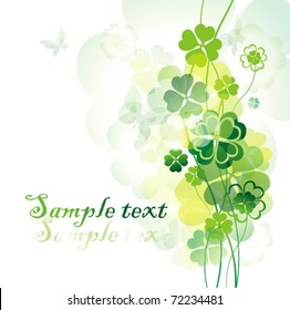 Vector St. Patrick`s Day card