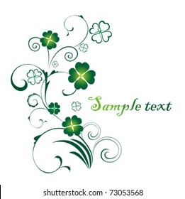 Vector St. Patrick`s Day card