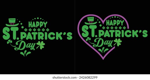 vector st. patrick's day with cauldrons filled with golden coins