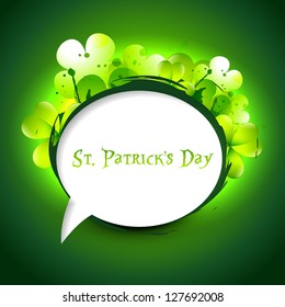 vector st patrick's day design with space for your text