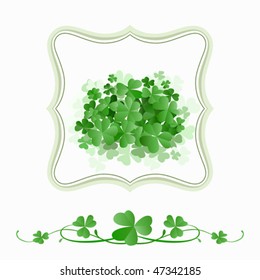 vector St. Patrick`s Day frame