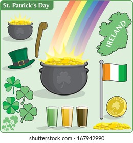 Vector St. Patrick's Day Icons