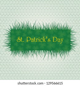 Vector St. Patrick`s day invitation card design.