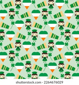 Vector St Patrick's Day pattern 