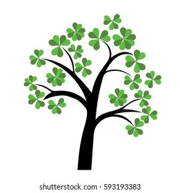 Vector of st patrick's tree