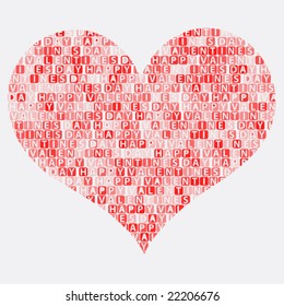 Vector St. Valentines Day element