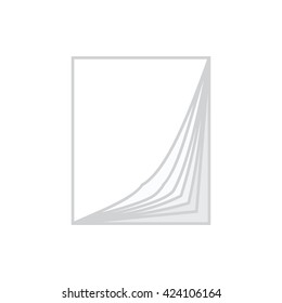 vector stack of papers