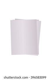 vector stack of papers, grouped and layered, easy to edit and move each one in different directions