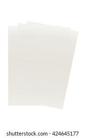 vector stack of papers, grouped and layered, easy to edit and move each one in different directions