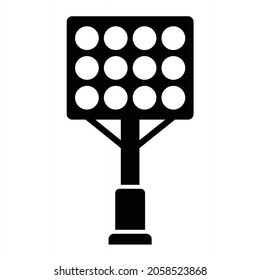 Diseño de iconos glifos en el Estadio Vector
