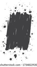 Vector stain. Smear of paint.