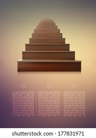 vector stairs illustration 