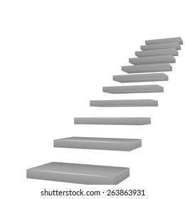 vector stairway - achievement concept