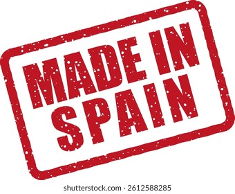 Vector stamp “Made in Spain” with bold, clean design. Ideal for local goods, cultural exports, and identity visuals