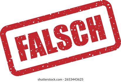 Vectorstempel met het Duitse woord 