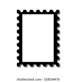 vector  stamp  postmark template. Isolated on white background