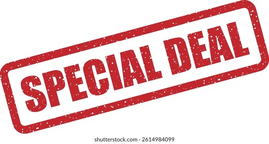 Vector stamp reading “SPECIAL DEAL”, excellent for showcasing handpicked offers and featured promotions across online and physical shops
