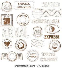 Vector stamp set collection