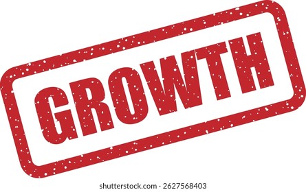 Vector stamp with text “GROWTH” indicating expansion, scaling, or upward trends in business or personal development. Ideal for analytics, strategy docs, and progress updates