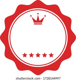 Vector Stamp without text. Red Stamp . Rubber Texture Stamp . Post Stamp Collection . Vector Stamps . Circle Stamp 