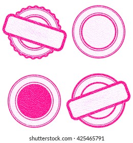  Vector Stamp without text. Set of Stamps . Pink Stamps . Grunge Rubber Texture Stamp . Distressed Stamp Texture . Post Stamp Collection . Vector Stamps . Circle Stamps. Vector Stamp without text.