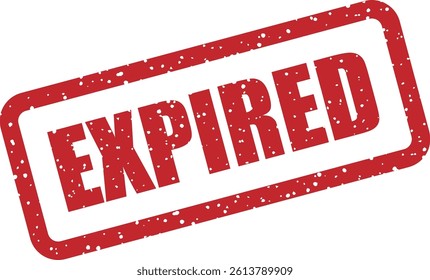 Vector stamp with the word “EXPIRED”. Perfect for marking expired documents, contracts, or offers