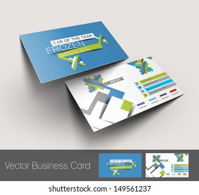 Vector Stander Business Card Set