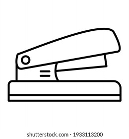 Vector Stapler Outline Icon Design
