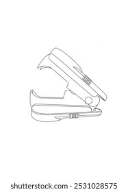 Vector Stapler Remover Isolated on White.Icon Design For Personal And Commercial For Personal And Commercial Use