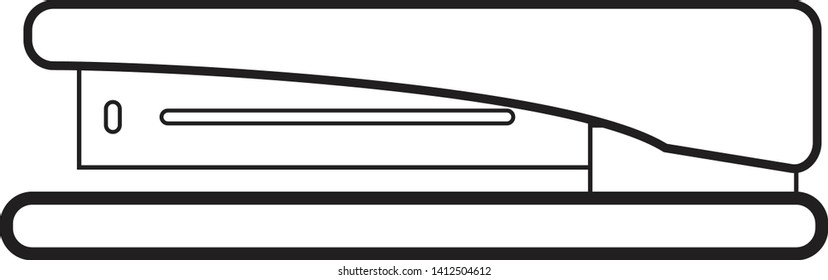 Vector staples icon useful for educational and office needs