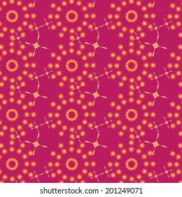 vector star abstract pattern background; 