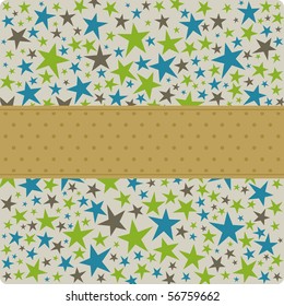 Vector star background design