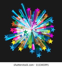 Vector Star Burst