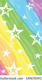 vector star colorful background. use for design. eps10.