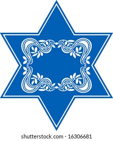 Vector of Star of David