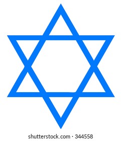 Vector of Star of David