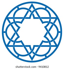 Vector Star of David