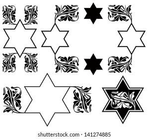 Vector Star David Design