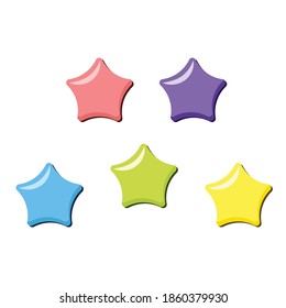 Vector star drawing for the holiday