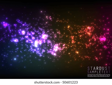 Vector star dust