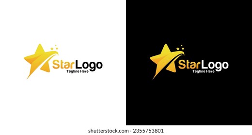 Logo de educación de estrella vectorial, creativo académico, diseño de logotipo educativo plantilla vectorial